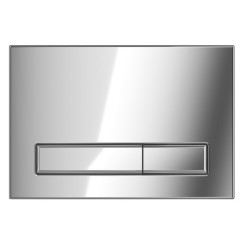 Kompletny zestaw WC Flaro: stelaż, miska, chromowany przycisk + mata wygłuszająca