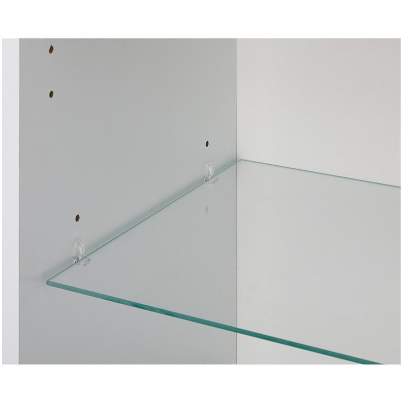 Nowoczesny Półsłupek Wiszący INES Biały - Styl i Elegancja w Twojej Łazience