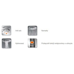 Luksusowa Słuchawka Prysznicowa Alesia Exe – Model AS-83-001 dla Relaksu i Komfortu