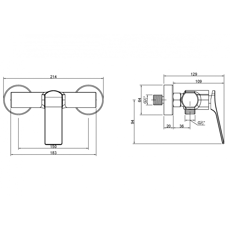 Elegancka Bateria Prysznicowa Neri Chrom - Styl i Komfort dla Łazienki
