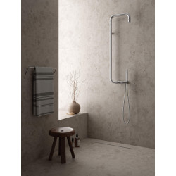 Deszczowy Komfort - Zestaw Prysznicowy Premium z Baterią Stalową i Funkcją Anti-calc