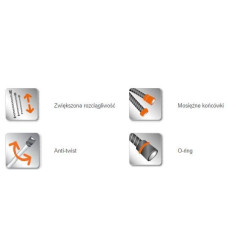 Chromowany Wąż Natryskowy AW-11-150 - Styl i Funkcjonalność dla Twojej Łazienki