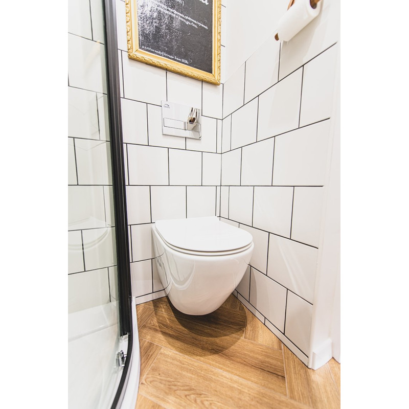 Laveo Desna miska ustępowa wisząca bezkołnierzowa