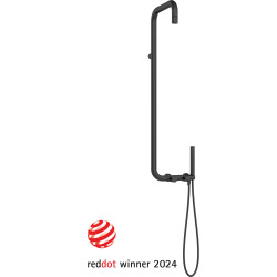 Luksusowa deszczownica nero z baterią - idealny relaks pod prysznicem