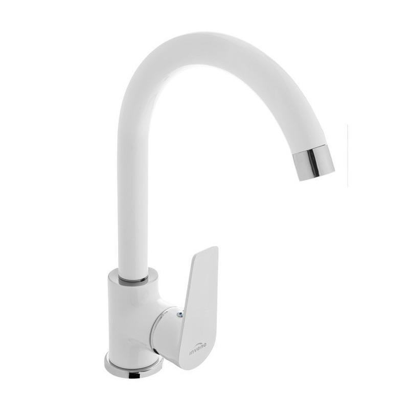 Nowoczesna Bateria Dokos Biały - Funkcjonalność i Styl w Twojej Kuchni