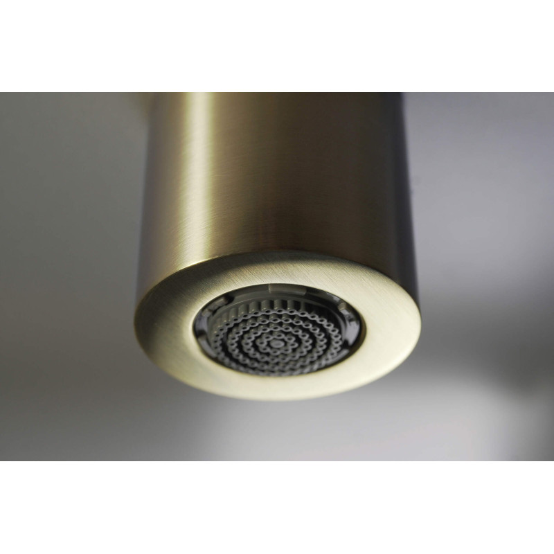 Złoty Zestaw Prysznicowy Podtynkowy Premium z Deszczownicą Okrągłą i Anti-Calc