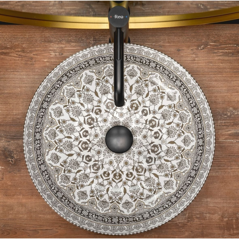 Stylowa Umywalka Arte 40x40 REA-U0266: Elegancja i Nowoczesność do Twojej Łazienki