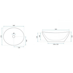 Luksusowa Umywalka Sofia Mini Gold/White - Elegancja na Twojej Łazienkowej Półce!