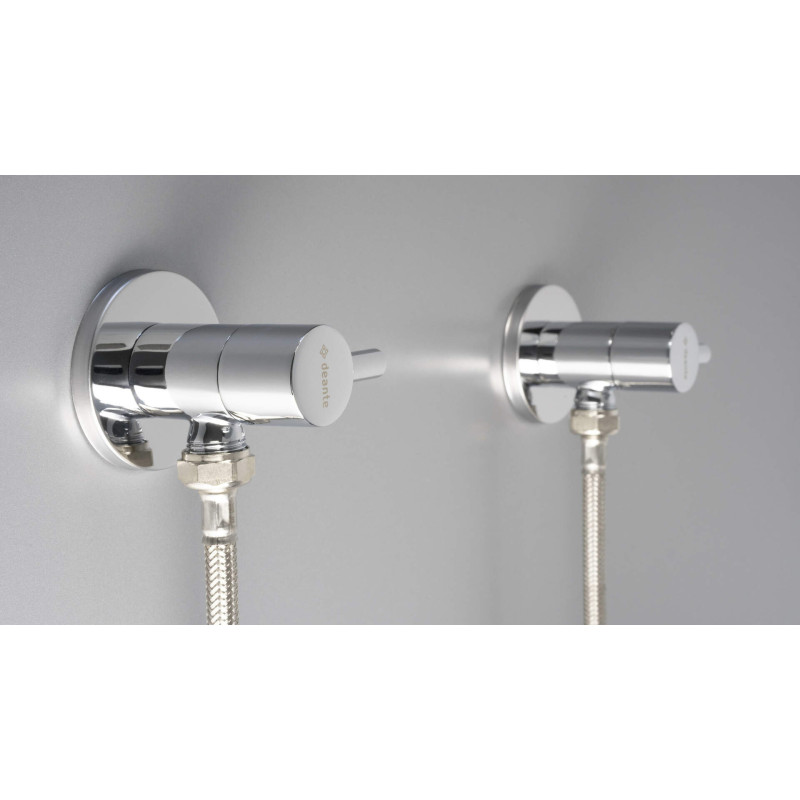 Luksusowy Zawór Kątowy z Głowicą Ceramiczną, Chromowany i Ozdobny - Perfekcyjny do Twojej Łazienki!