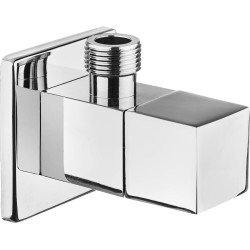 Elegancki zawór kątowy z głowicą ceramiczną 1/2"-3/8": trwałość i styl w jednym!