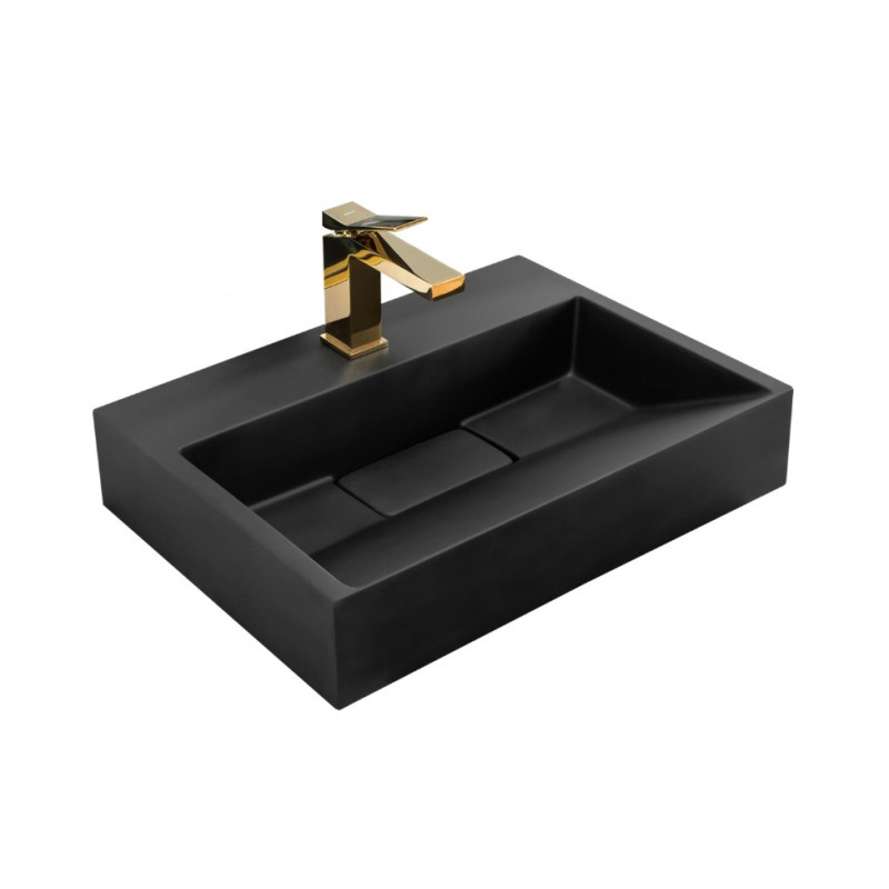 UMYWALKA Z KONGLOMERATU GOYA 50 BLACK - ELEGANCJA I TRWAŁOŚĆ DLA TWOJEJ ŁAZIENKI