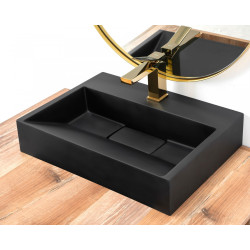 UMYWALKA Z KONGLOMERATU GOYA 50 BLACK - ELEGANCJA I TRWAŁOŚĆ DLA TWOJEJ ŁAZIENKI