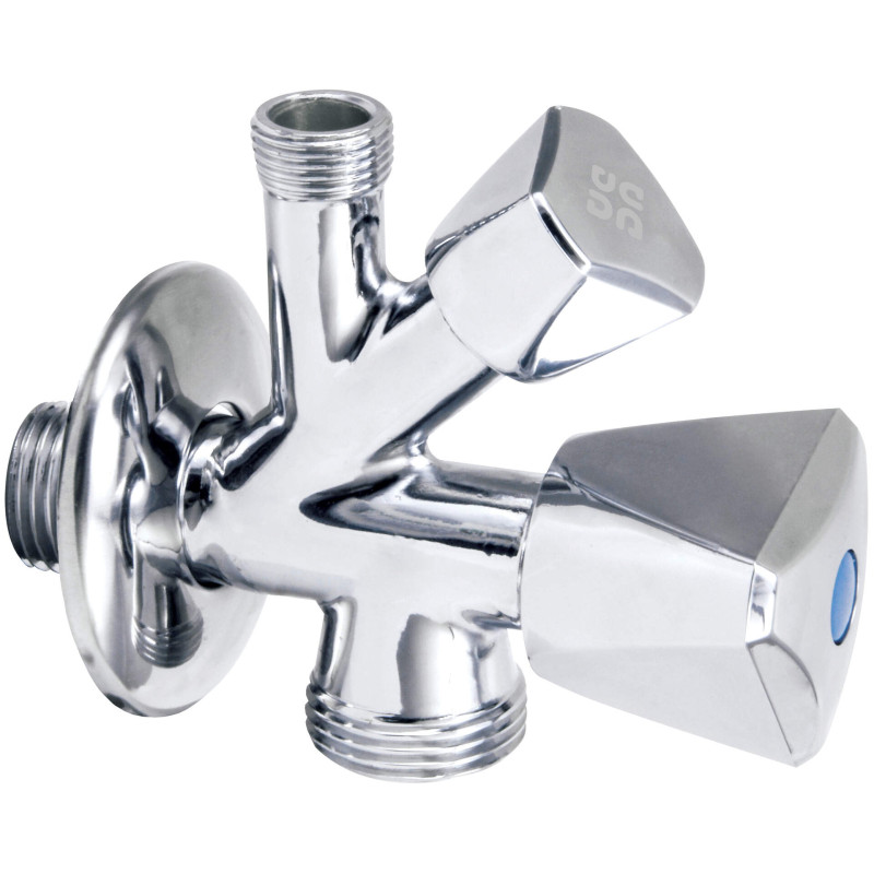 Chromowany Zawór Kombinowany z Filtrami i Maskownicą – Elegancja i Funckjonalność w Jednym