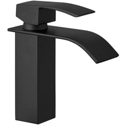 Czarna Bateria Umywalkowa Falcon 18 - Styl i Elegancja w Łazience!