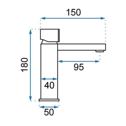 Elegancka Bateria Umywalkowa Icon - Czarna i Złota Wspaniałość, Model Niski