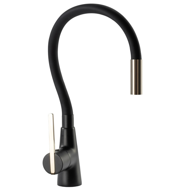 Kuchenna Bateria Icon Czarna/Złota - Nowoczesny styl Twojej kuchni!