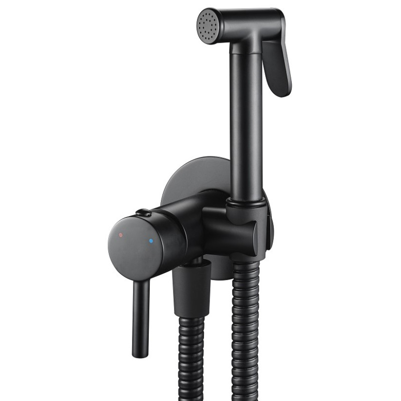 Nowoczesna Bateria Bidetowa Loop Lungo Czarna - Styl i Elegancja w Twojej Łazience