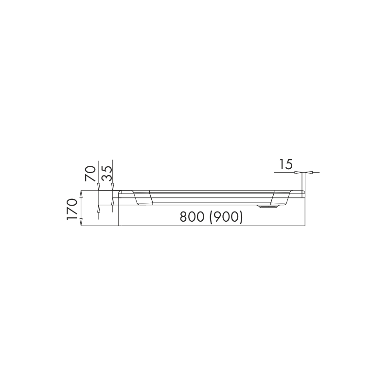 Stylowy Brodzik Półokrągły 80x80cm Grando – Komfort i Elegancja na Każdy Dzień
