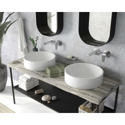 Elegancka bateria umywalkowa podtynkowa Agawa 054L - styl i funkcjonalność w jednym!