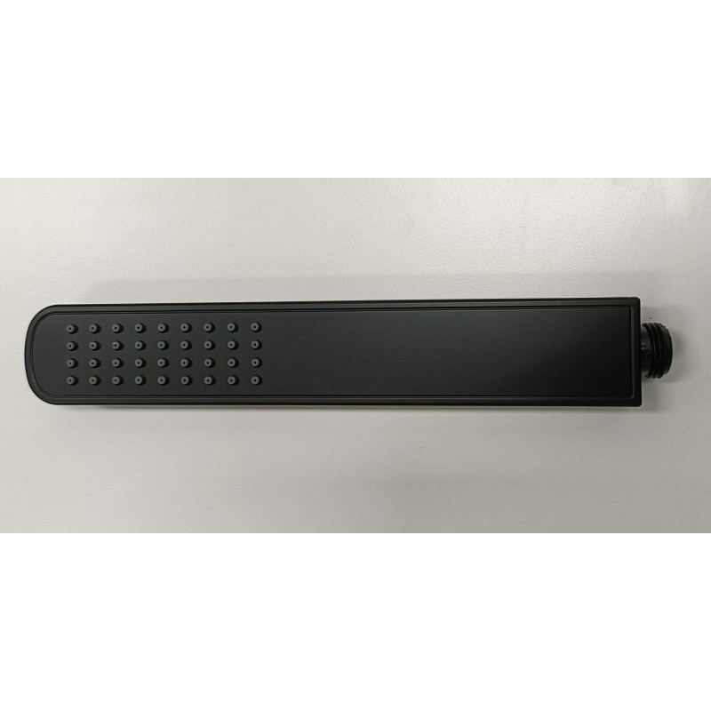 Prysznicowy hit: Elegancka czarna słuchawka z funkcją deszczową i powłoką anty-osad!