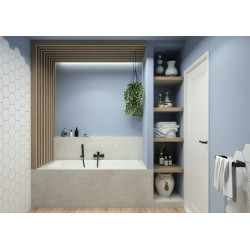 Prysznicowy hit: Elegancka czarna słuchawka z funkcją deszczową i powłoką anty-osad!