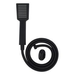 Elegancka Bateria MIDNIGHT Black/Gold Rose z Zestawem Natryskowym i Umywalkowym Invena