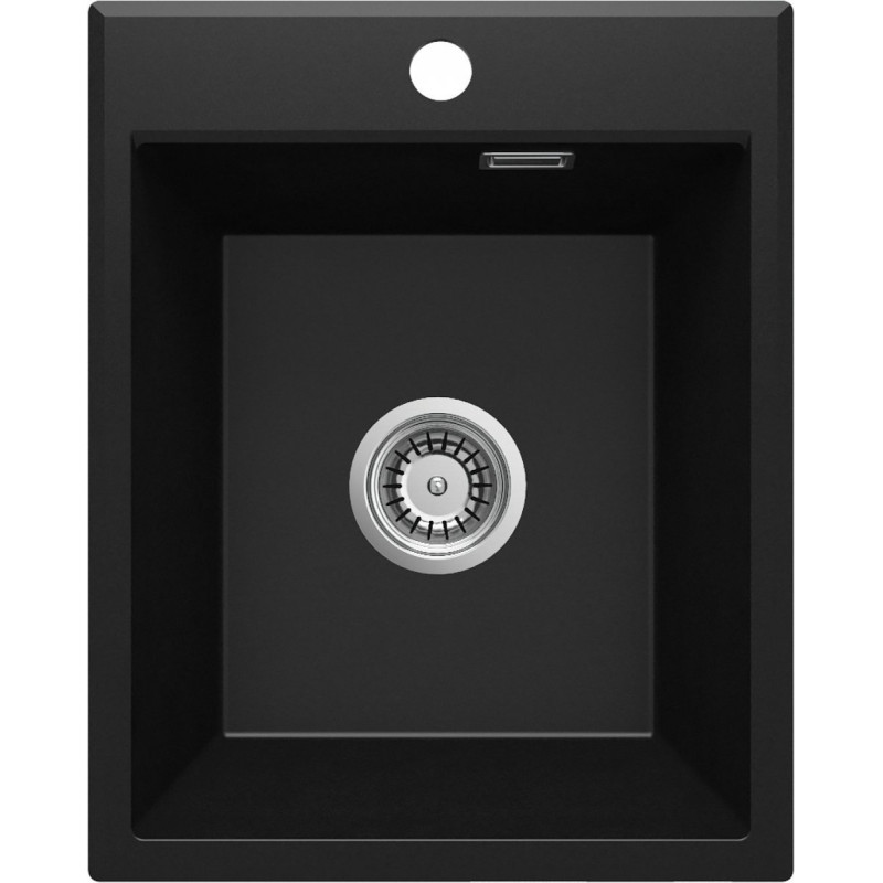 Granitowy Zlewozmywak Eridan Nero 50x40 cm - Styl i Elegancja w Twojej Kuchni