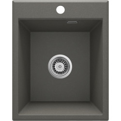 Stylowy zlewozmywak granitowy Eridan 50x40 cm antracyt – Twój designerski wybór!