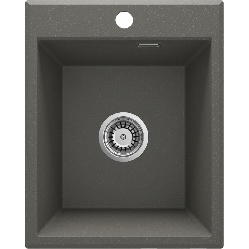 Stylowy zlewozmywak granitowy Eridan 50x40 cm antracyt – Twój designerski wybór!