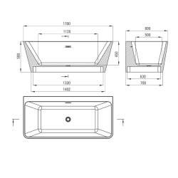 Wyjątkowa Wanna Hiacynt 170x80 – Komfort i Styl w Twojej Łazience
