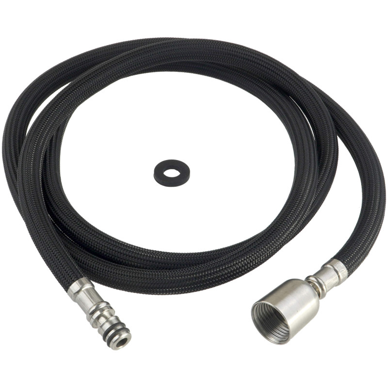 Elastyczny i wytrzymały wąż do baterii kuchennych z wyciąganą wylewką - 1,5m nylonowy oplot