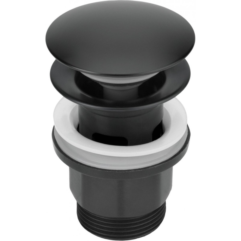 Stylowy Korek Click-Clack Okrągły NHC_N10P - Elegancja i Funkcjonalność w Czerni