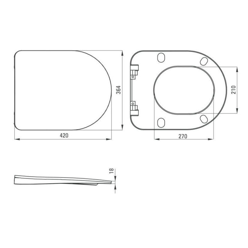 Miska Peonia Zero: Elegancja i Higiena z Deską SLIM