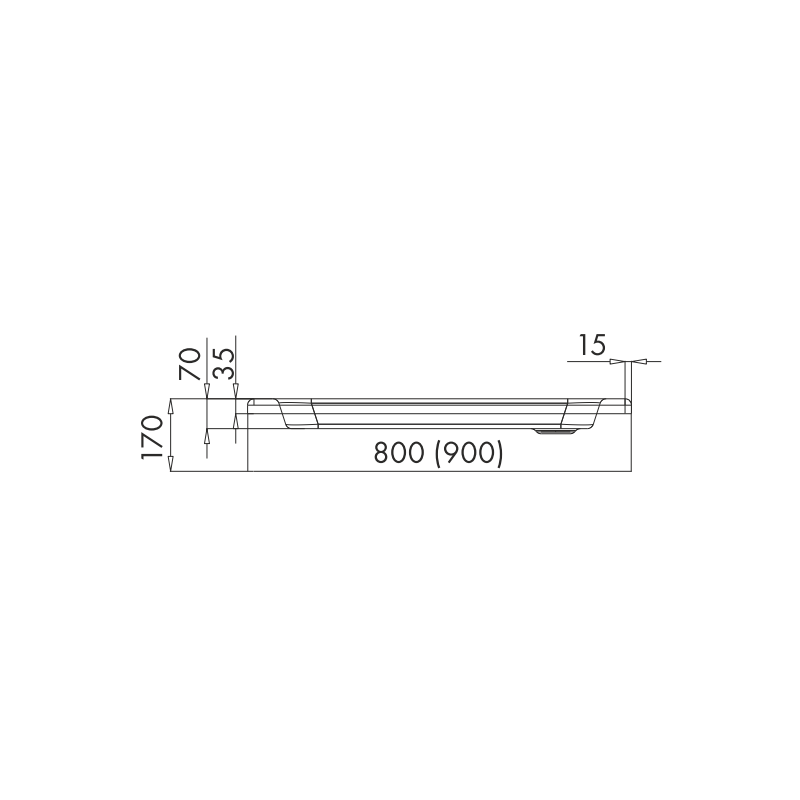 Idealny Brodzik Półokrągły 90x90x17 Grando R60 cm - Komfort i Styl w Twojej Łazience
