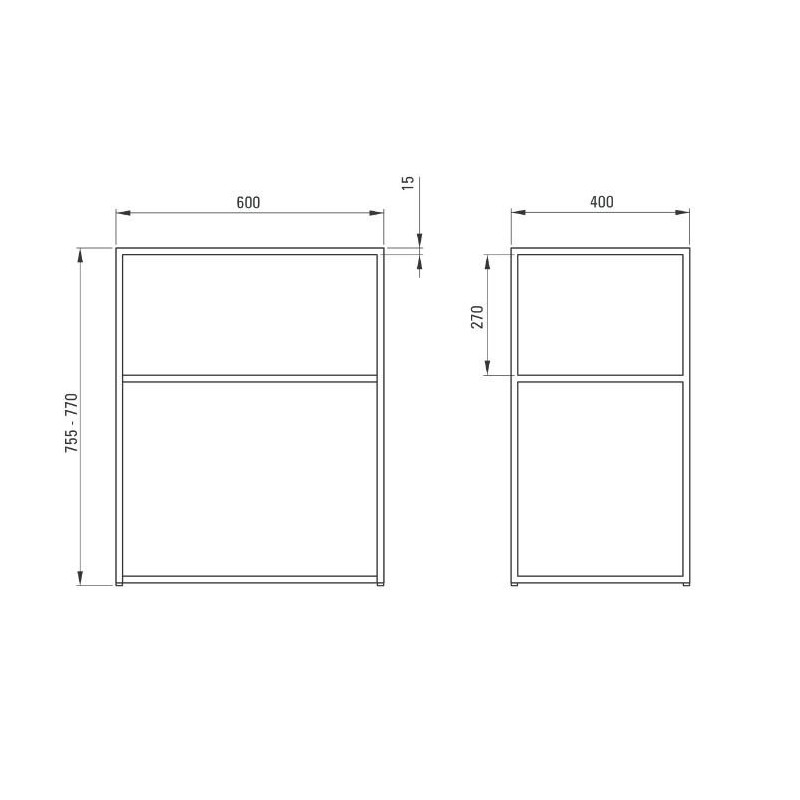 Elegancka Czarna Konsola Łazienkowa 60x40 – Stylowa Przestrzeń dla Twojej Łazienki