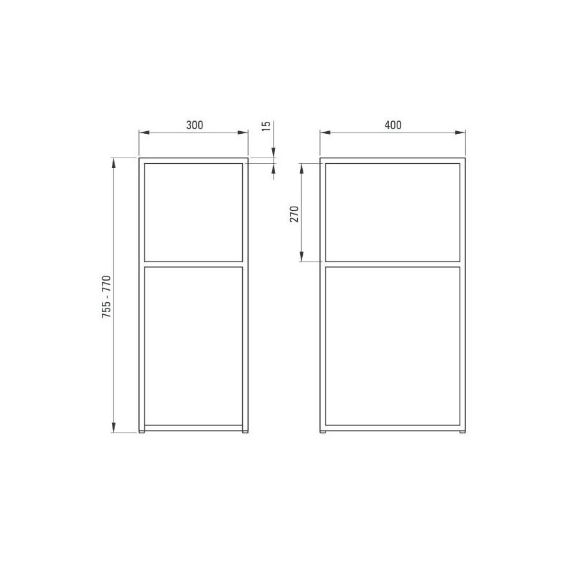Podstawka Konsoli Correro Czarna 77x40 Nowoczesny Design CKC_N20A