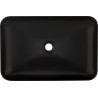 Elegancka czarna umywalka nablatowa Tess 60x40 nero - styl i funkcjonalność