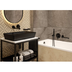 Głowica prysznicowa Nero Rain – Nowoczesny Design & Jednolite Użytkowanie!