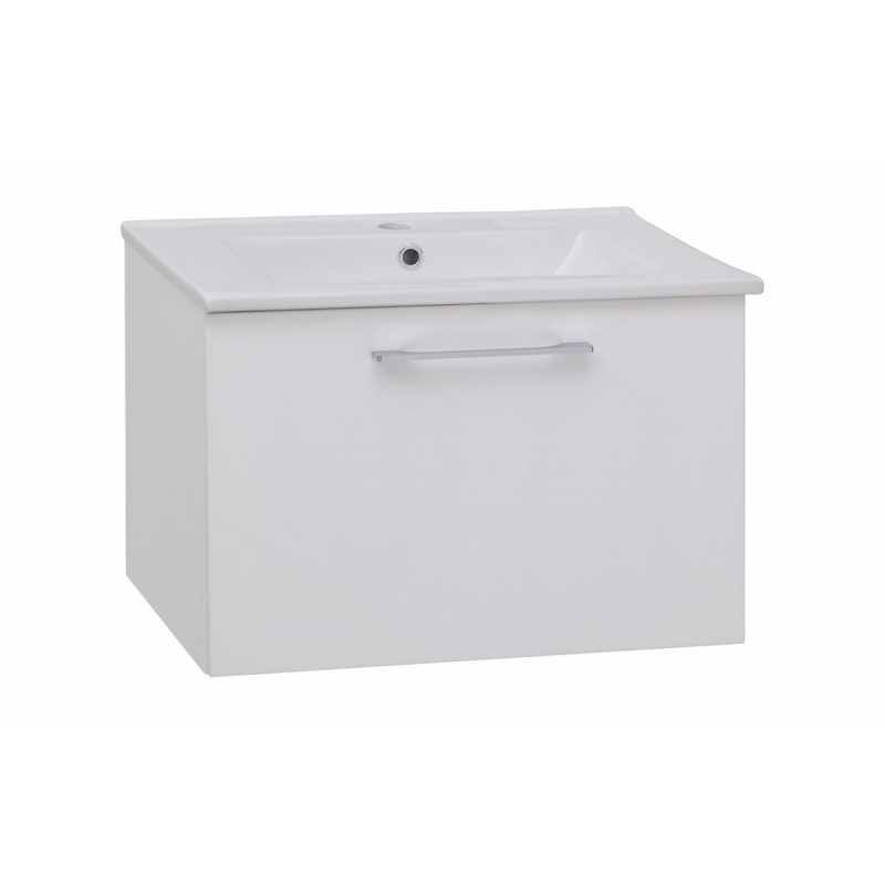 Nowoczesna szafka z umywalką ceramiczną POLIS 60 - Elegancja i funkcjonalność w Twojej łazience