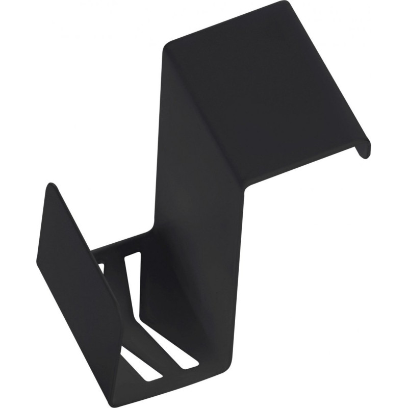 Stylowy uchwyt na gąbkę kuchenną w kolorze nero - ZZM_N10H - Elegancja i funkcjonalność!