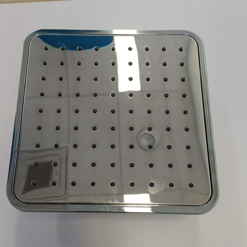 Kwadratowa Głowica Prysznicowa 200 mm z Chromowanym Wykończeniem - Elegancja i Funkcjonalność