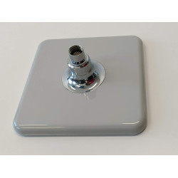 Kwadratowa Głowica Prysznicowa 200 mm z Chromowanym Wykończeniem - Elegancja i Funkcjonalność