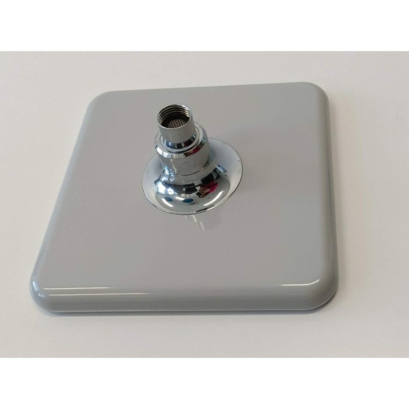 Kwadratowa Głowica Prysznicowa 200 mm z Chromowanym Wykończeniem - Elegancja i Funkcjonalność