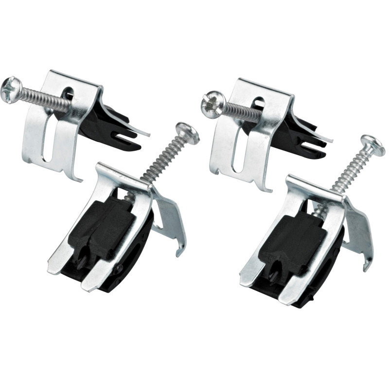 Zestaw 4 uchwytów montażowych do zlewozmywaków - solidność i łatwy montaż!