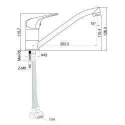 Stylowa Bateria Lido BKL_060D – Elegancja w Twojej Kuchni!