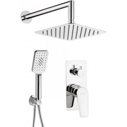 Elegancki Zestaw Podtynkowy Jasmin Chrom - Nowoczesny Design NAC_09JP