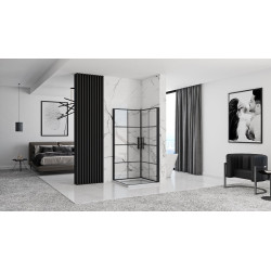 Stylowa Kabina Prysznicowa Rubik Black Mat 90x90 – Elegancja i Luksus w Twojej Łazience!