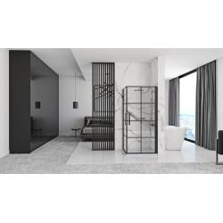 Stylowa Kabina Prysznicowa Rubik Black Mat 90x90 – Elegancja i Luksus w Twojej Łazience!