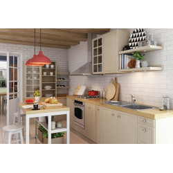 Stylowy Zlewozmywak 1-komorowy z Baterią i Ociekaczem - Satynowa Stal 304, Montaż Wpuszczany