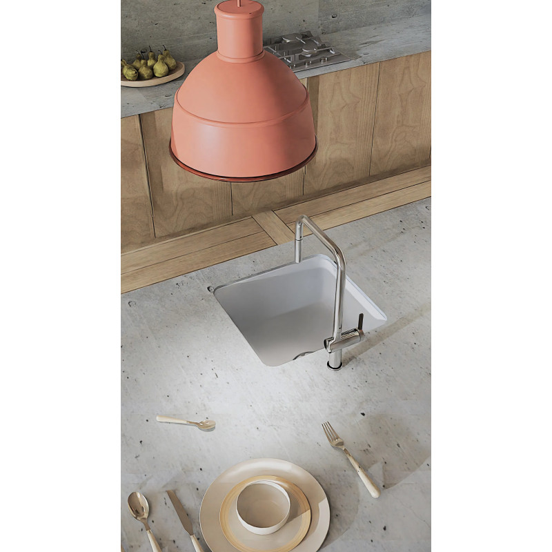 Zlewozmywak Granitowy 1-komorowy Alabaster, Styl i Praktyczność - Deante